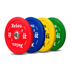 Диск Nelco тяжелоатлетическийS тренировочный INT. Competition etition 15 кг (YELLOW) - IWF