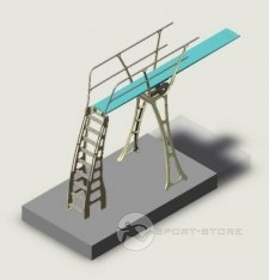 Вышка Duraflex с поручнями, высота 3 метра