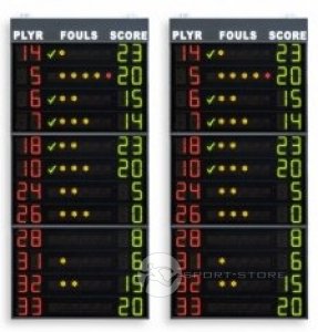 Боковые табло Favero FS-412C (FIBA)