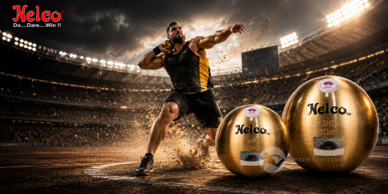 Ядро Nelco латунь 4 кг./ 95 мм IAAF