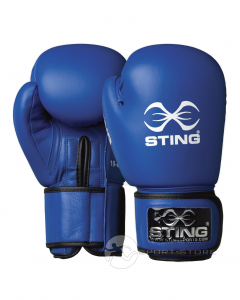 Перчатки для бокса STING IBA COMPETITION BOXING GLOVES (12 унций, синие)