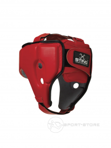 Шлем защитный для бокса STING IBA HEADGUARD RED  (Красный)