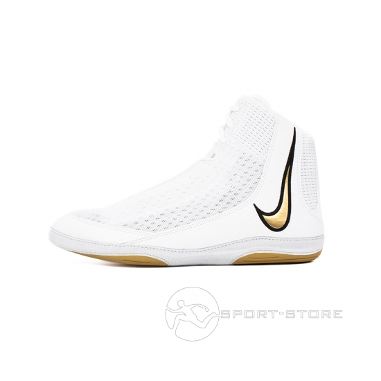 Борцовки Nike Inflict 4 (белые/золото)