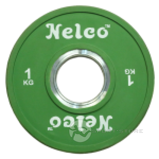 Диск Nelco тяжелоатлетический RUBBER Olympic mpic 2.50 кг (RED) - IWF