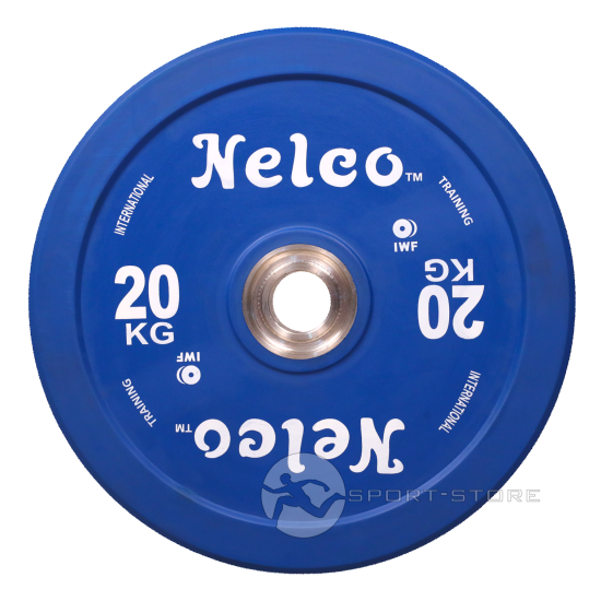 Диск Nelco тяжелоатлетический CHAMPIONSHIP 10 кг (GREEN) - IWF