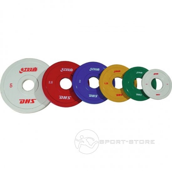 Диск для штанги тренировочный 2,5 кг DHS &laquo;Hercules&raquo;