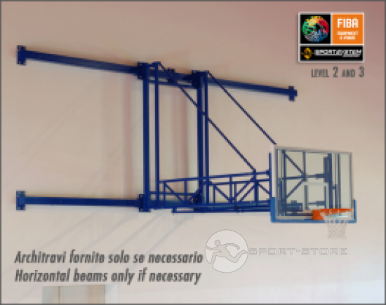 Ферма баскетбольная Sport System Trevi S04064 (FIBA)